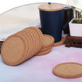 1Pcs Round Cork Coasters Set Coffee Cup Mat Drink Tea Pad Placemats Heat Insulation Pot Holder Mats For Table Mats Decor Kitchen Supplies. 