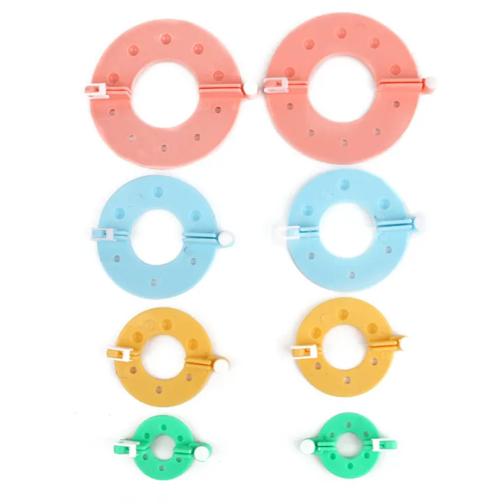 8pcs/set DIY Pom Pom Essential Knitting Tool Fluff Ball Weaver Pompom Maker Set Needle Craft