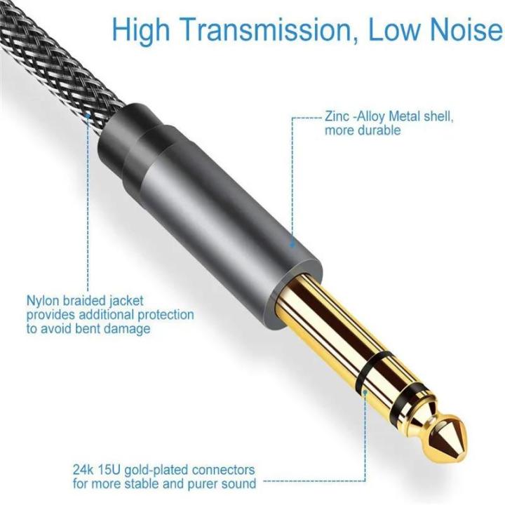 3.5mm%20to%20Double%206.35mm%20TRS%20Cable%20AUX%20Male%20Mono%206.35%20Jack%20to%20Stereo%203.5%20Jack%20Audio%20Cable%20for%20Mixer%20Amplifier%206.35mm%20Adapter%20-%20Image%202
