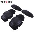 Tom's Hug g2 g3 Frog Suit Knee Pads Military Tactical Elbow Support Paintball Airsoft Kneepad Interpolated Knee Protector Set. 