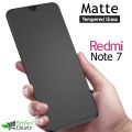 Perfect Redmi Note 7 Stylish Full Cover Matte Texture Tempered Glass non Shining Screen Protector Frosted Glass for Redmi Note 7 / Note 7 Pro. 
