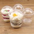 Sponch Cup Cake Dessert Cup Plastic Transparent Cup 250ml. 
