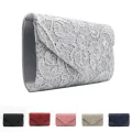 【DATA FROG Global MALL】Womens Ladies Lace Envelope Bag Bag Bridal Bag Handbag Ladies wallet. 