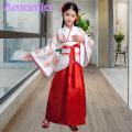 Kids Hanfu Dress Traditional Chinese Hanfu Dress for Kids Adjustable Belt Long Sleeve Perfect for Stage Performance Cosplay Southeast Asian Buyers' Favorite. 