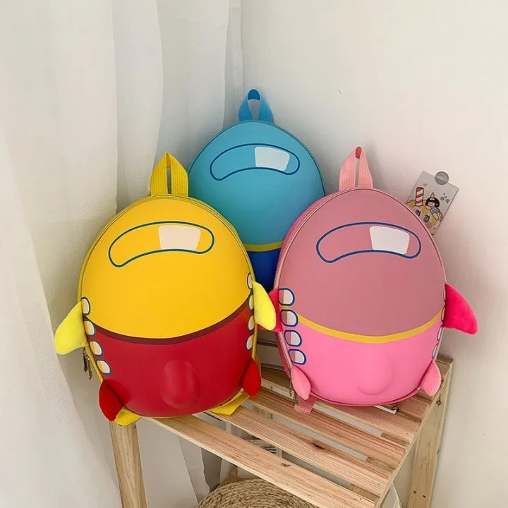 Children's%20Eggshell%20Bag2023New%20Cartoon%20Cute%20Fashion%20Small%20Plane%20Kindergarten%20Backpack%20Campus%20All-Match%20School%20Bag%20-%20Image%208