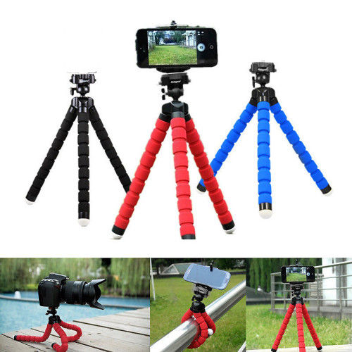 Flexible Mini Tripod Pod Octopus Portable Flexible  Tripod 360 Rotation Flexible Mini Tripod Pod  Digital DSLR Camera Phone Stand Bracket Mount Clip Monopod Phone Holder Selfie Stick for Smart Phone Samsung 139832148 Flash_LK