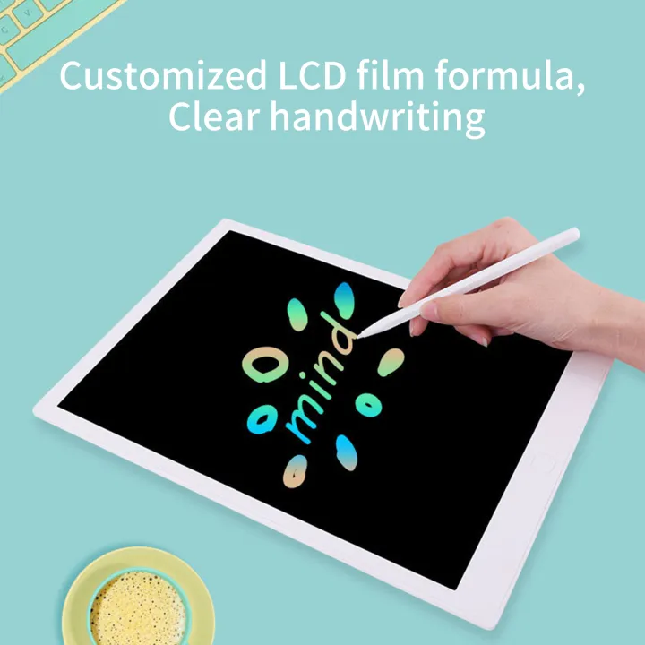 13%20Inch%20LCD%20Writing%20ta-blet%20Board%20Colorful%20Screen%20with%20Stylus%20Drawing%20Writing%20Taking%20Notes%20Leaving%20Messages%20for%20Toddlers%20Boys%20Girls%20&%20Adults%20Wh-ite%20-%20Image%203