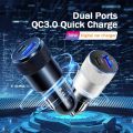 3.1A 15W Car Charger USB+PD Aluminum Alloy Cigarette Lighter Adapter Mobile Fast Charger Car Auto Replacement Battery Charger. 