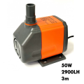XiLong Aquarium Submersible Pump 50W Fish Tank Pond Water Pump 2900lh Garden Waterfall. 