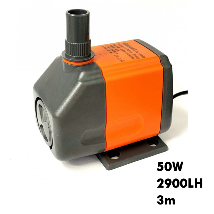 XiLong Aquarium Submersible Pump 50W Fish Tank Pond Water Pump 2900lh Garden Waterfall