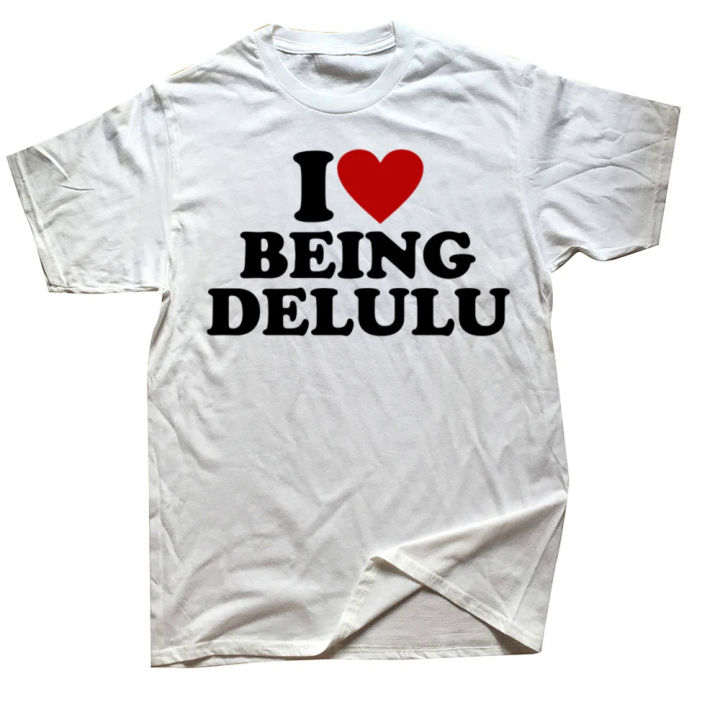 I love being delilu funny t shirt retro tee tops round neck short-sleeve fashion solilu tshirt clothing casual basic T-shirts