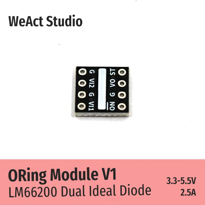 ORing Module LM66200 Dual Ideal Diode With Automatic Switchover WeAct ...
