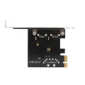 Desktop PCI-E to USB 3.0 Expansion Card With Interface USB 3.0 Dual Ports 20-pin Front Connector For Windows XP / Vista / 7 / 8 / 10 AC328. 