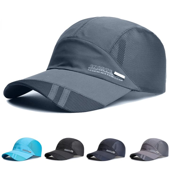 Men's Casual All-match Sunscreen Mesh Breathable Baseball Cap Tennis Cap Spring Summer Fishing Cap Outdoor Riding Light Sun Hat