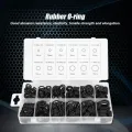 300pcs 12 Sizes Bl k O- g Assortment Set Seal Gasket Universal Rubber O Kit. 
