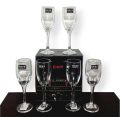 King Dealay Wine Glass Set 6Pcs 120ml L15 Champagne Drinking Glass Hotel & Home Glassware. 
