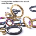 round Stainless Steel 2#-30# Tackle Box Accessories Eye Ceramic Ring Fishing Rod Guide Tip Repair Kit. 