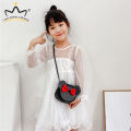 Girls Bowknot Messenger Bag Cartoon Bows Kids Shoulder Bag Children PU Leather Cute Coin Purse Handbag. 
