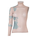 Arcane Jinx Cosplay Tight Tattoo Shirt Costume for Women Clothes Game Disguise Jinx Roleplay Outfits Halloween Carnival Suit. 