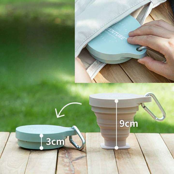 SHIMOYAMA%20250ML%20Silicone%20Folding%20Camping%20Cookware%20for%20Retractable%20Collapsible%20Outdoor%20Travel%20Drinking%20Cup%20with%20Keychain%20-%20Image%202