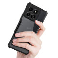 Quiberk for Honor X6b 4G Case Edge-Reinforced Shockproof Hard Transparent Phone Cover. 