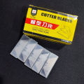Utility Paper Anti Cutter Knife Blade SK5 Steel Replacement Refill Blades - 10pcs per pack. 