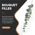 36 Pieces of Eucalyptus Stems Artificial Eucalyptus Leaf Stems True Gray Leaf Branches. 