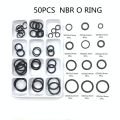 O Rings Rubber Silicone Oring Seal Gasket NBR VMQ FKM Sealing O-rings Nitrile Washer Rubber Ring Set Assortment Kit Set Box Ring. 