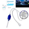 Aquarium Siphon Fish Tank Syphon Vacuum Cleaner Pump Semi-automatic Water Change Changer Gravel Water Filter. 