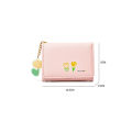 Coin Pocket Wallets Card Holder Wallet Flower Card Holder PU Leather Coin Pocket Mini Change Purses Coin Purse. 