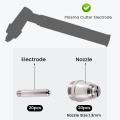 CGearuppt 40Pcs AG60 Plasma Cutting Torch Consumable SG55 Plasma Cutter Kit 60A -60 Plasma Torch Tip Electrode Nozzle. 
