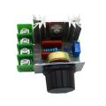 AC 220V 2000W SCR Voltage Regulator Dimming Dimmers Motor Speed Controller Thermostat Electronic Voltage Regulator Module. 