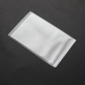 10PCS PVC Clear Card Cover To Protect Credit Cards Waterproof  Card Holder Bag Fugar. 