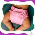 3 PCS Multicolor Baby Reusable Washable Resizable Cloth Diapers With Insert - 3pcs. 