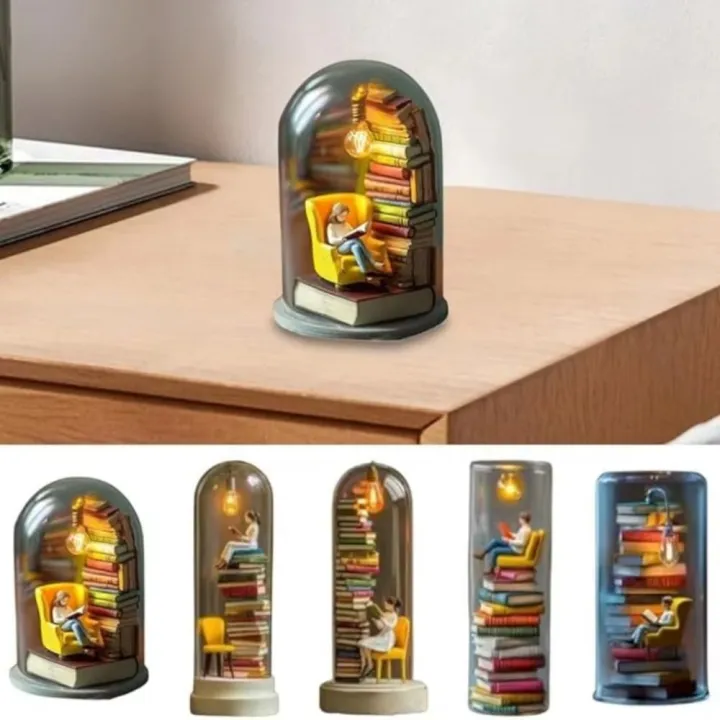 Reading Environment Miniature Design Reader Night Light LED Light ...