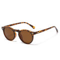 FEISHINI Trade Price Frame Round Plastic Sun Glasses Women Vintage Oval Small Polarized Sunglasses Men Transparent UV Protection. 
