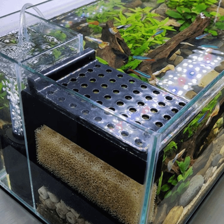 Filter Plate Efficient Filtration Aquarium Filter Bag Compact Wall ...