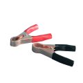 Battery Crocodile Clips{Alligator clip}  Red & Black 2 pcs(70mm). 