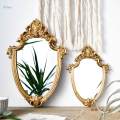 Nordic Retro Hanging Wall Oval Mirror Makeup Mirror Bath. 
