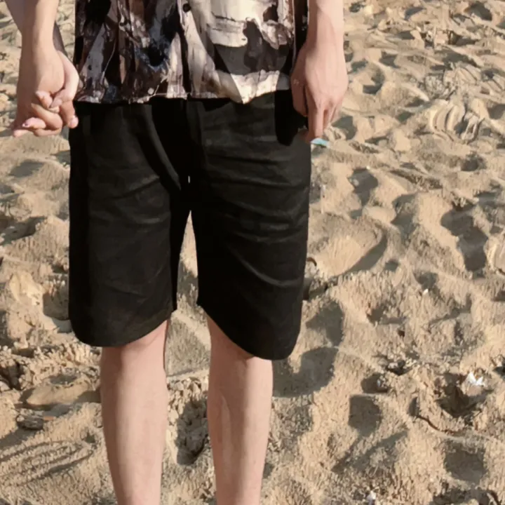 Couple%20Wear%20Seaside%20Vacation%20Style%20Beach%20Backless%20Lace%20up%20Cake%20Dress%20Female%20Male%20T%20Shirt%20You%20My%20Dress%20Trendy%20Suit%20-%20Image%206