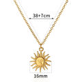 Creative Sea Turtle Conch Pendant Necklace For Women Girls Exquisite Stainless Steel Pendant Clavicle Chain Jewelry Accessories. 