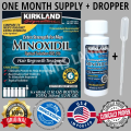 Imported Kirkland Minoxidil 5% Hair Regrowth Solution for Men with Dropper Applicator - 1 Month Supply | KIRKLAND MINOXIDIL 5% USA HAIR & BEARD REGROWTH TREATMENT. 