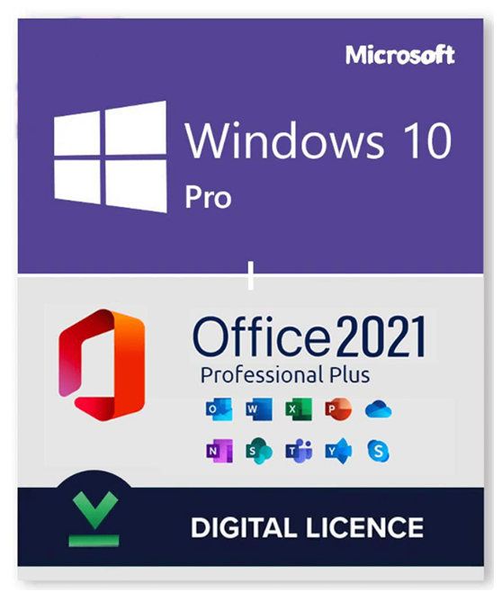 Windows 10 Pro + Microsoft Office 2021 Professional Bundle | Daraz.lk