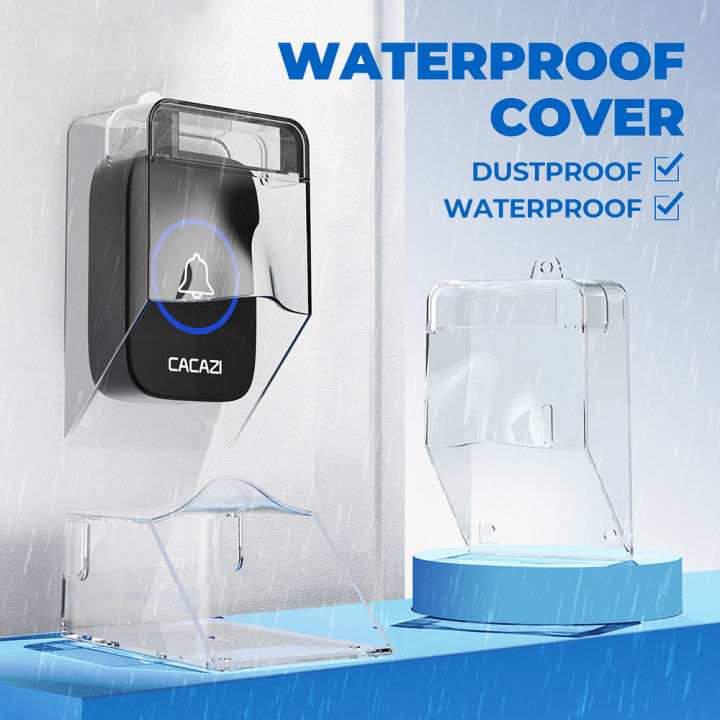 SMATRUL%20-%20Waterproof%20Cover%20for%20Wireless%20Doorbell%20-%20PVC%20Dust%20Cover%20-%20Outdoor%20Universal%20-%20Transparent%20-%20Image%203