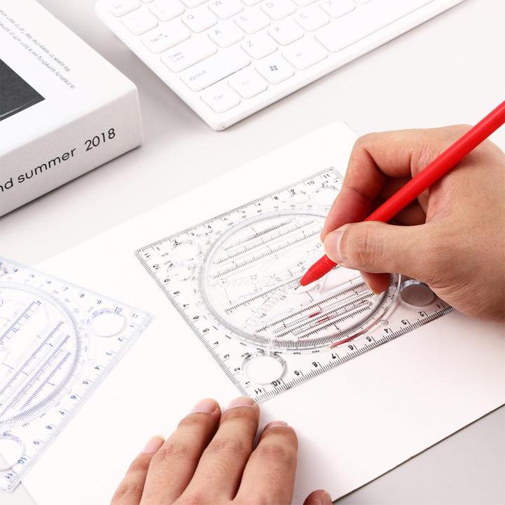 Drawing Using Shape Ruler School Accessories Students Arc Shape Ellipse Art Design Ruler ...