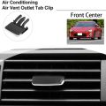 ac vent kit-1 x Air Conditioning Air Vent Outlet Tab Clip-Black. 