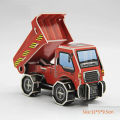 【HOT】 3D Cartoon Engineering Vehicle Cardboard Jigsaw Puzzle Excavator Truck Crane Paper Model For Kids Handmade DIY Toy Boys Gift. 