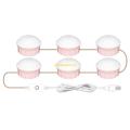 63HA LED Makeup Lights Set USB Dimmable Mirror Bulbs Mirror LED Plastic Texture. 