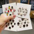 10PC Shirt Brooch Buckle Pearl Button Neckline Pin Women Cufflinks Decoration SEVICH. 