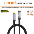 LDNIO TC11C 1 Meter 240W USB4.0 Type C to Type C Display Cable. 